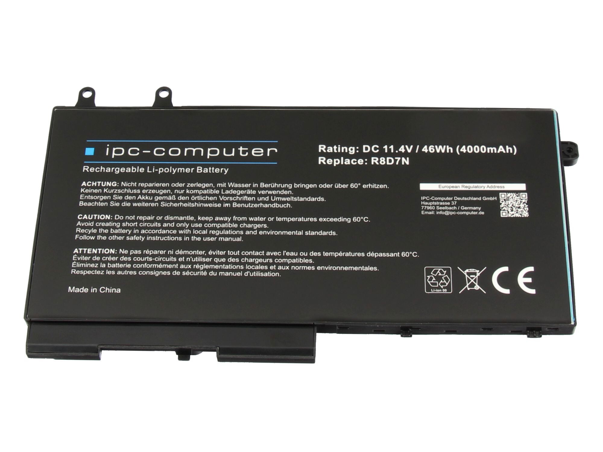 Akku für Dell Latitude 15 (5500)