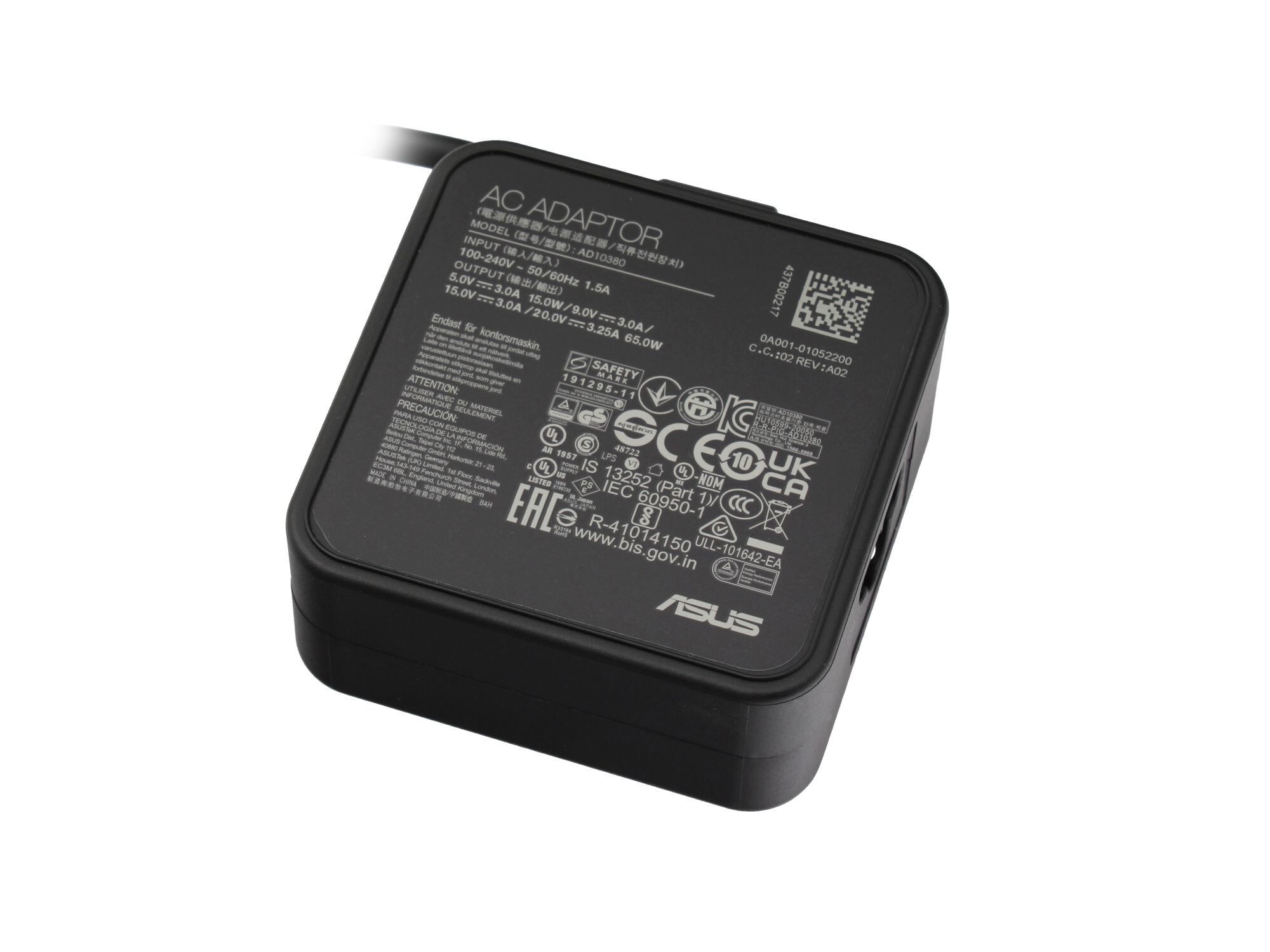 Asus USB-C Netzteil für ZenBook 14 UX425UAZ 65,0 Watt