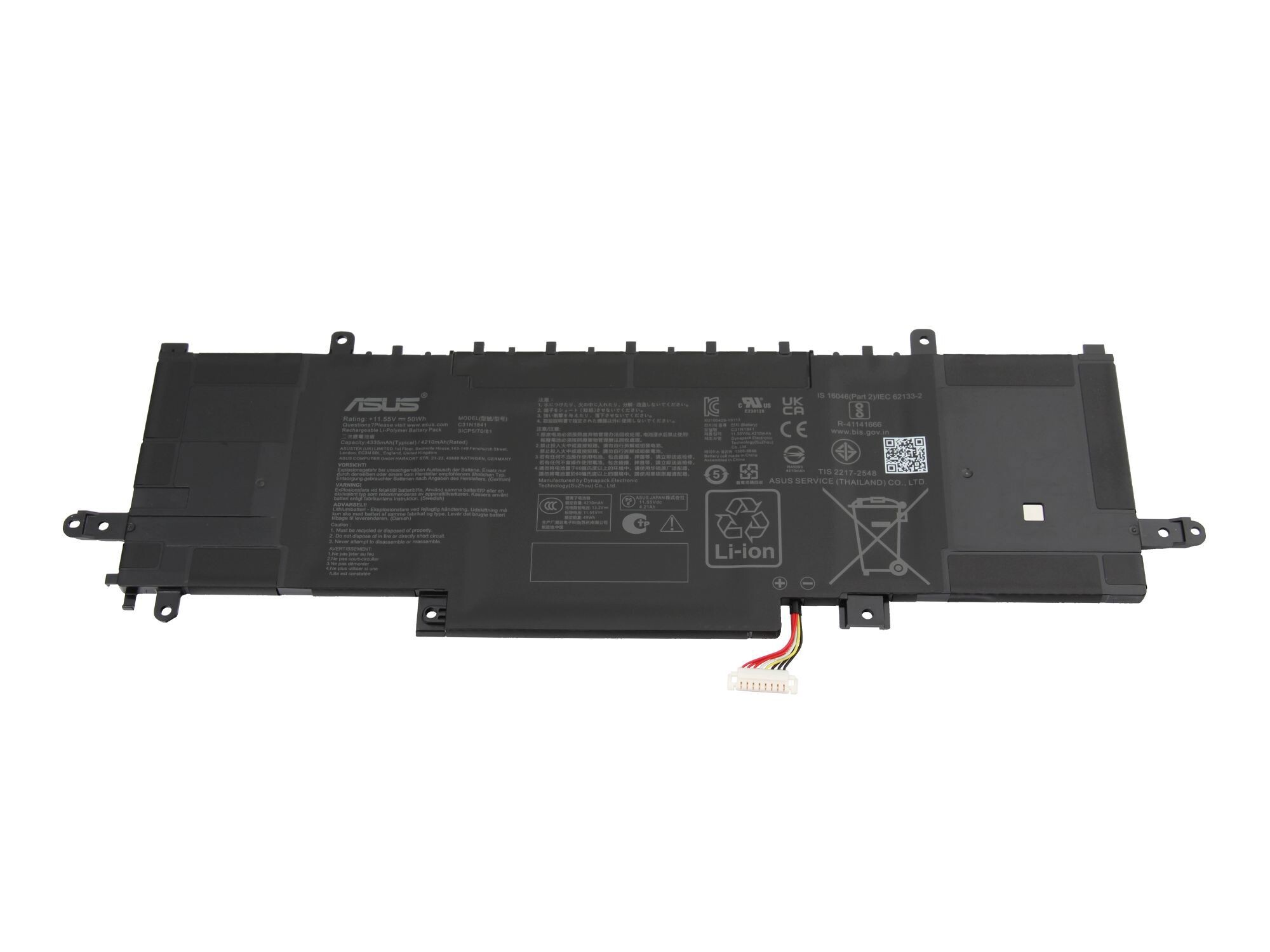 Asus ZenBook 14 UX434FA original Batterie 50Wh