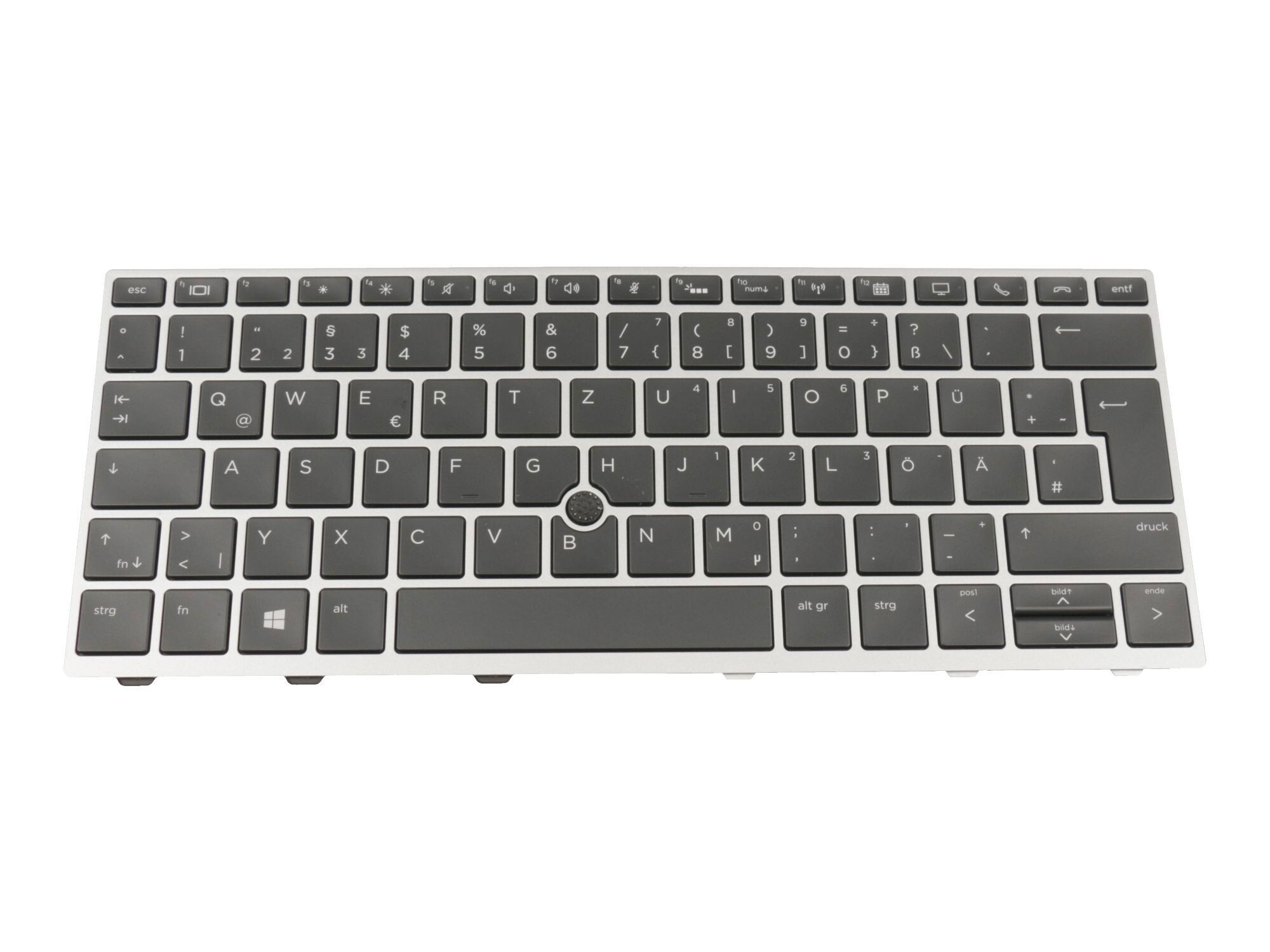 HP EliteBook 735 G6 original Tastatur DE (deutsch) schwarz/silber mit Backlight und Mouse-Stick