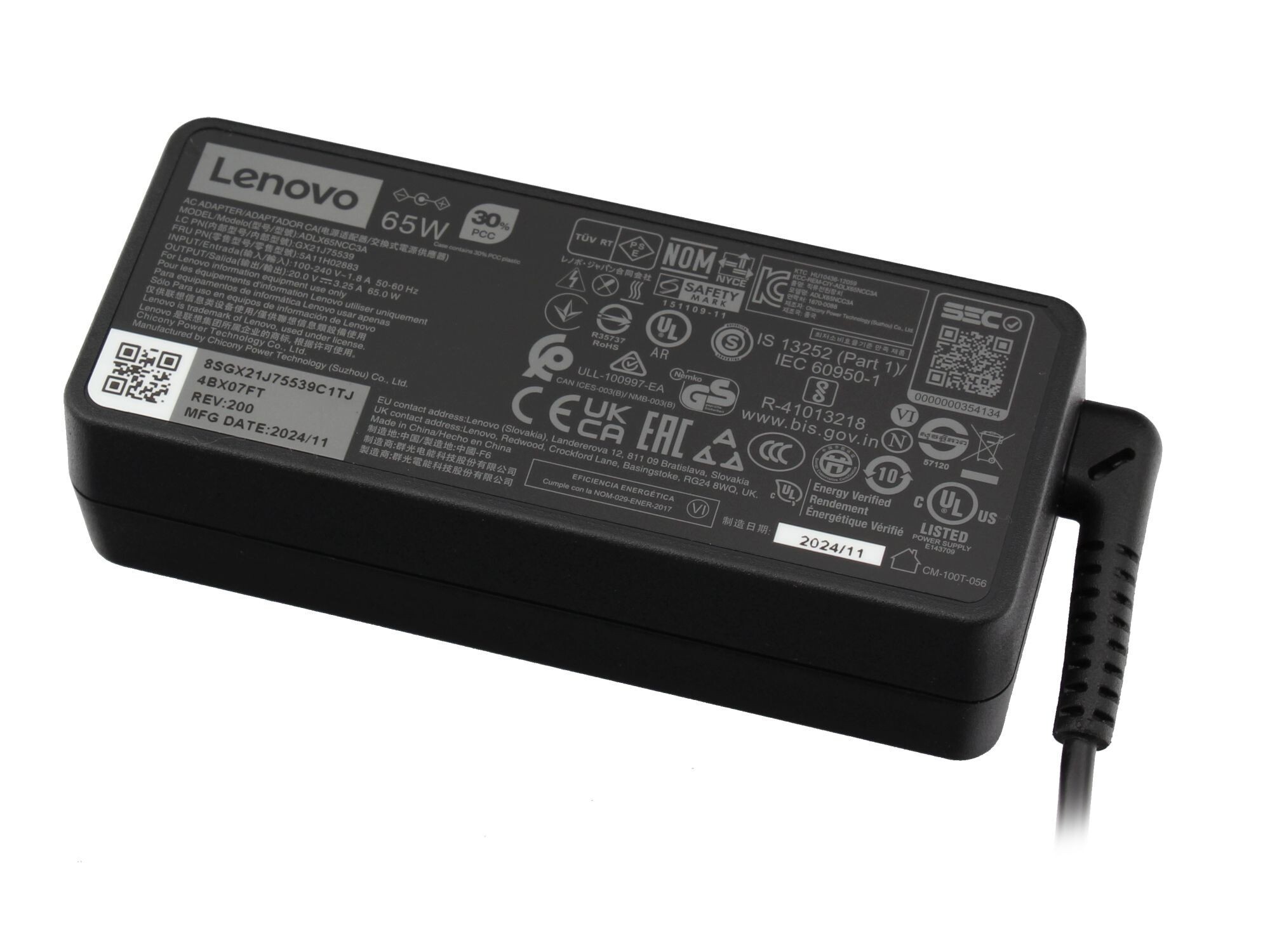 Lenovo Netzteil für IdeaPad Flex 5-14ARE05 (82DF) 65,0 Watt