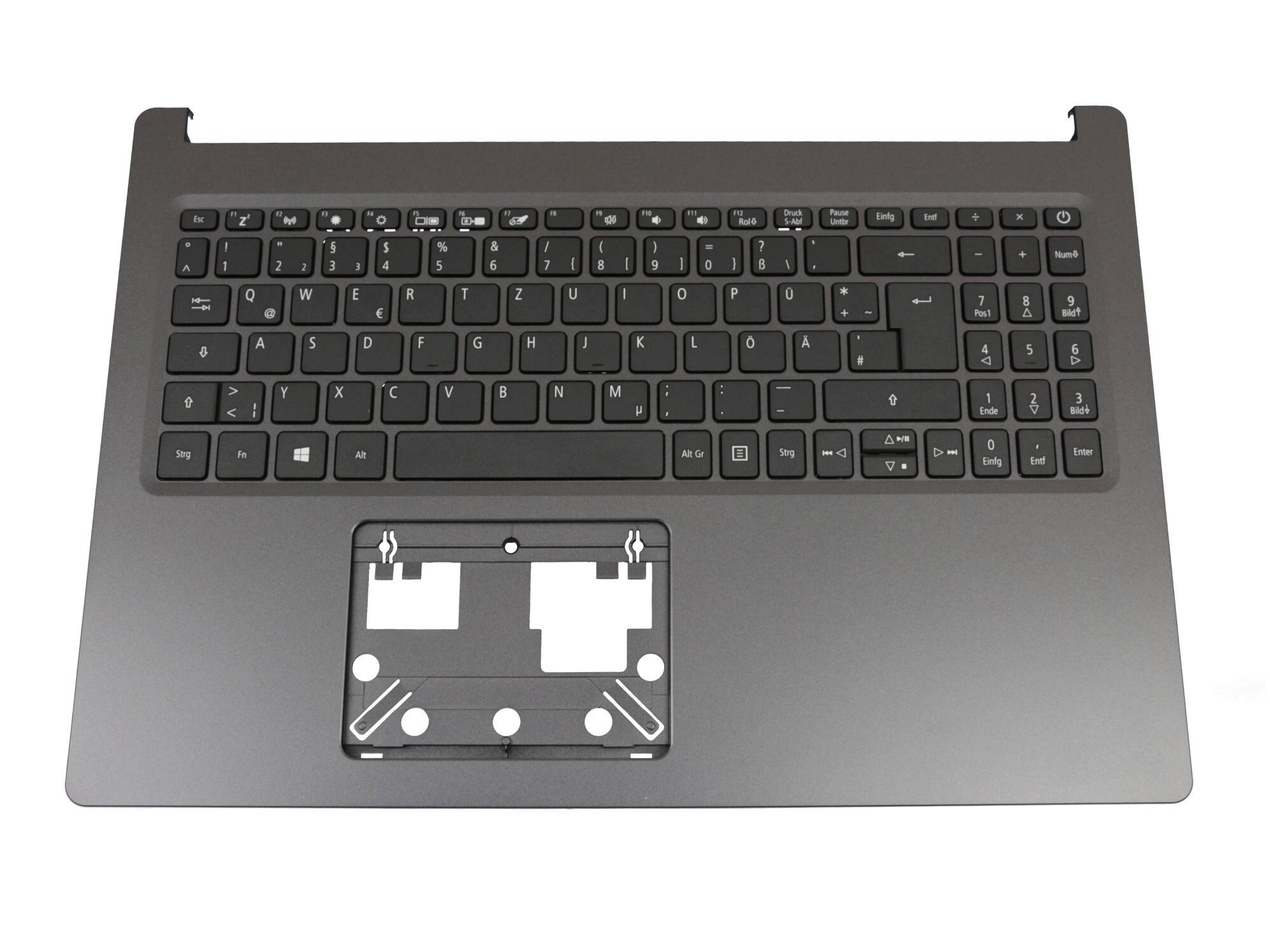 Acer Extensa 15 (EX215-53G) original Tastatur inkl. Topcase DE (deutsch) schwarz/schwarz