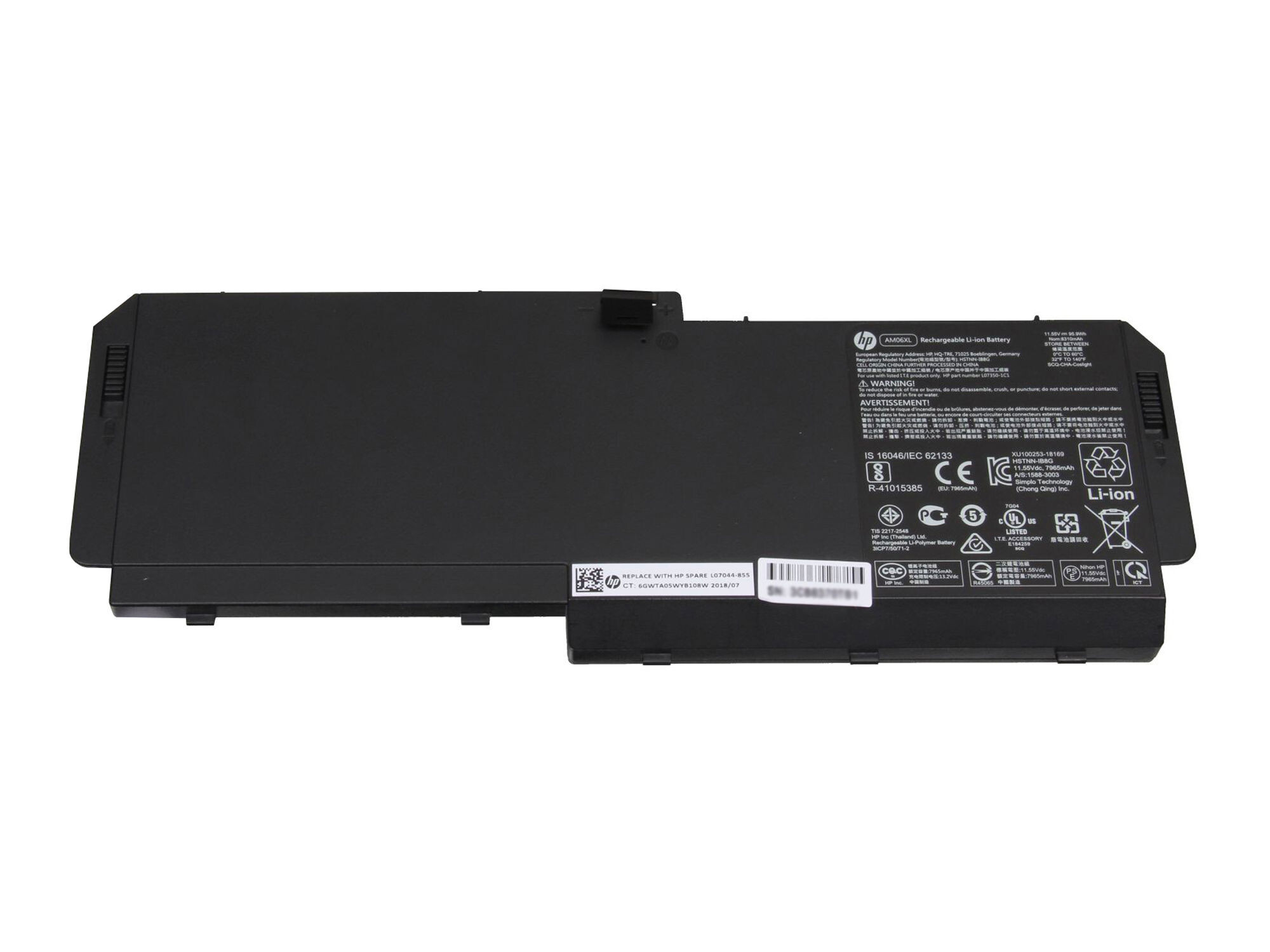 HP AM06095XL-PL original Batterie 95,9Wh