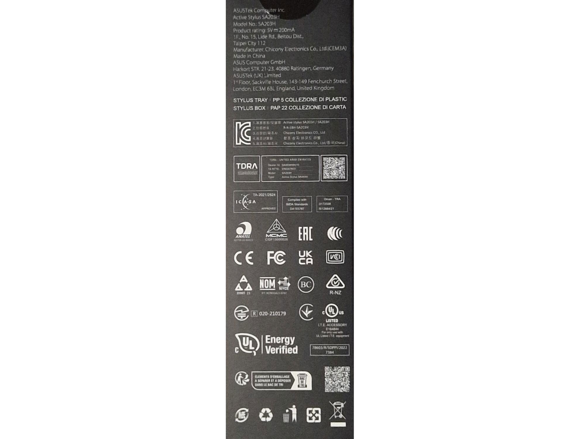 Asus 04190-00270200 Original ASUS Pen 2.0