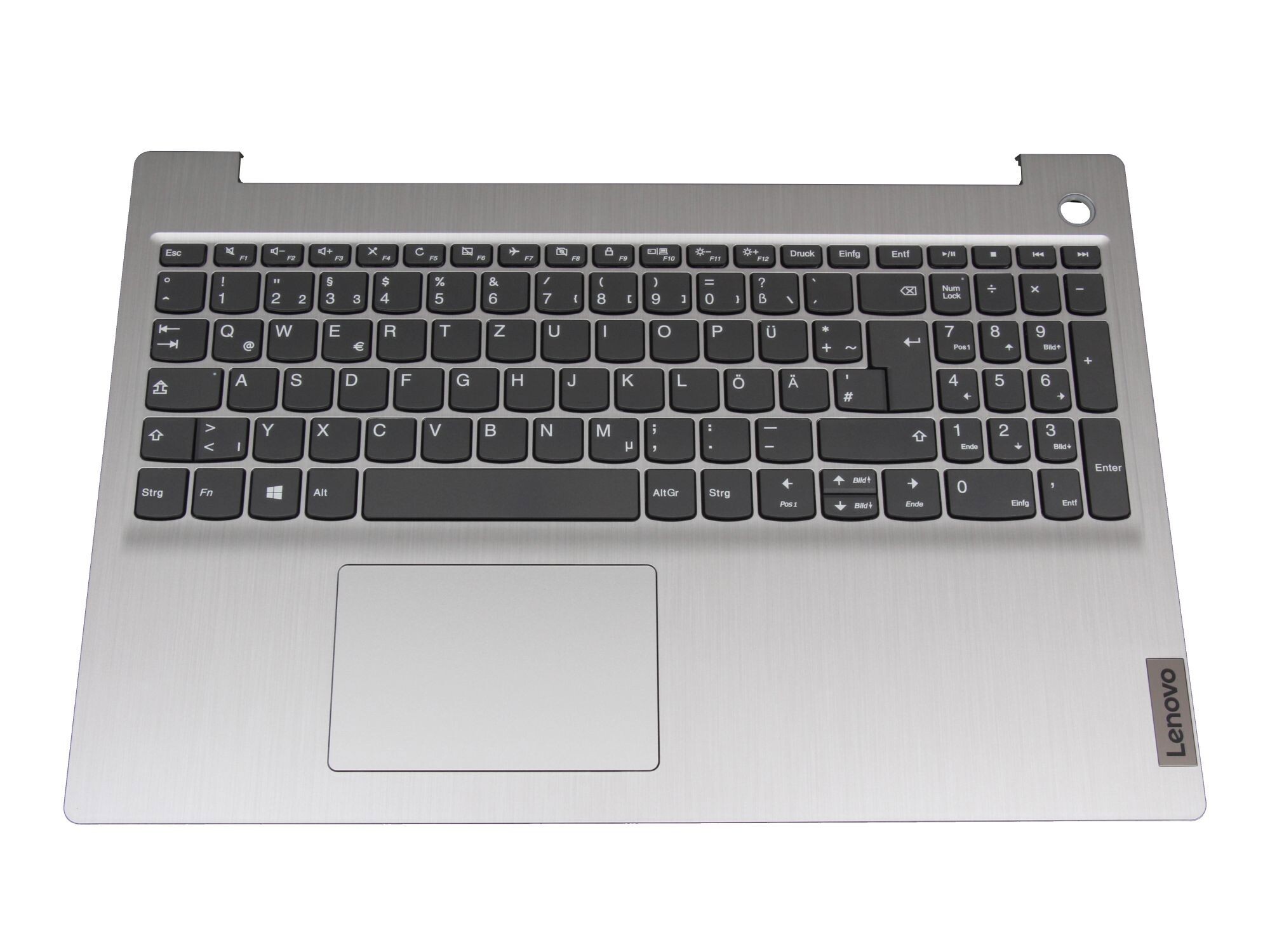 Lenovo IdeaPad 3-15ADA05 (81W1) original Tastatur inkl. Topcase DE (deutsch) grau/silber Fingerprint
