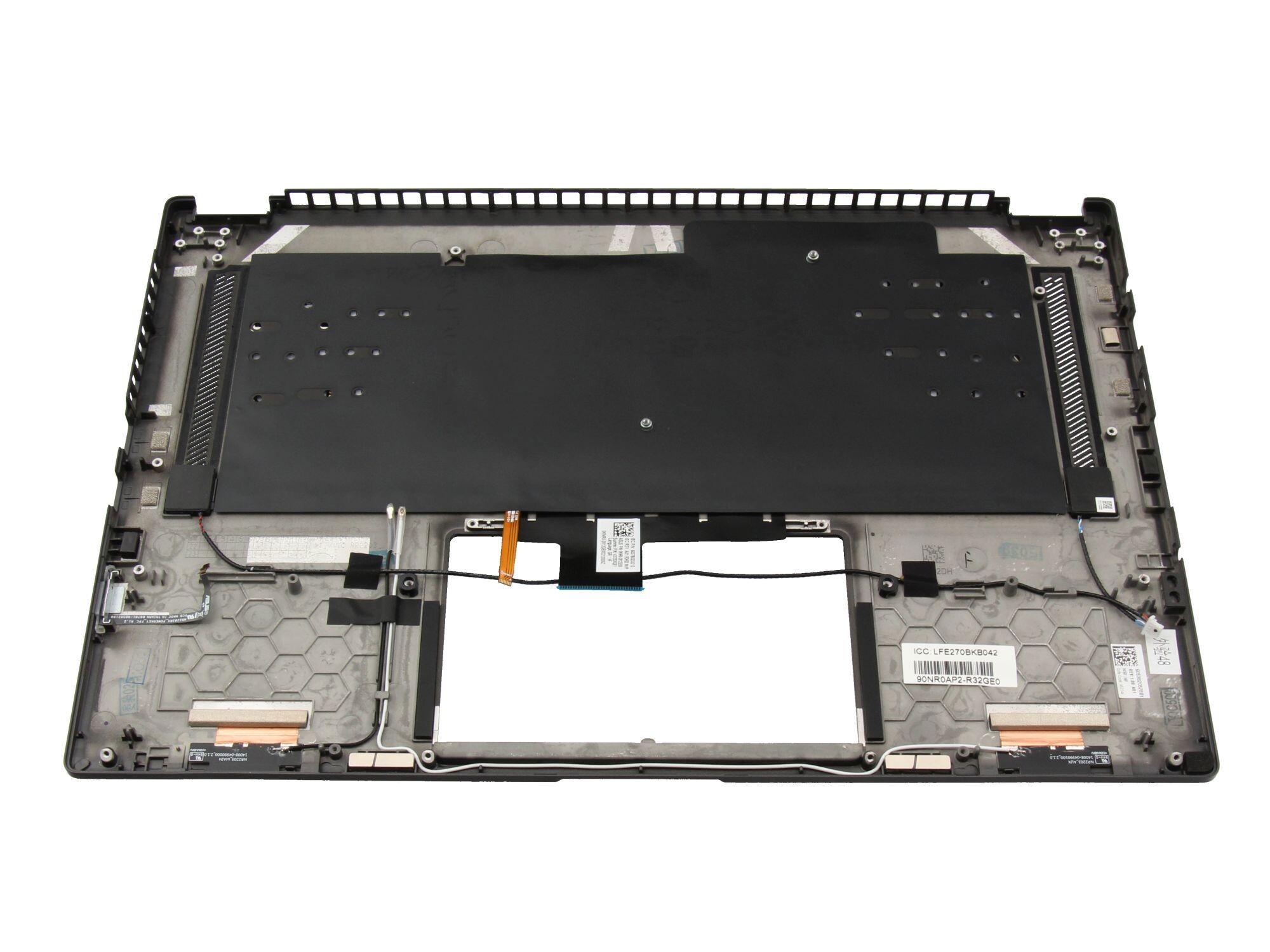 Asus ROG Flow X16 GV601RM original Tastatur inkl. Topcase DE (deutsch) schwarz/schwarz mit Backlight