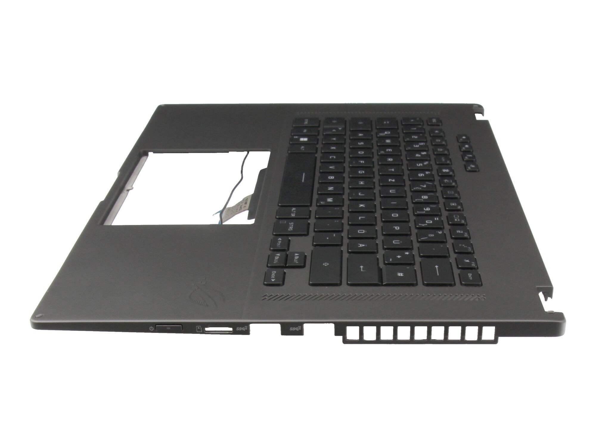 Asus ROG Flow X16 GV601RM original Tastatur inkl. Topcase DE (deutsch) schwarz/schwarz mit Backlight