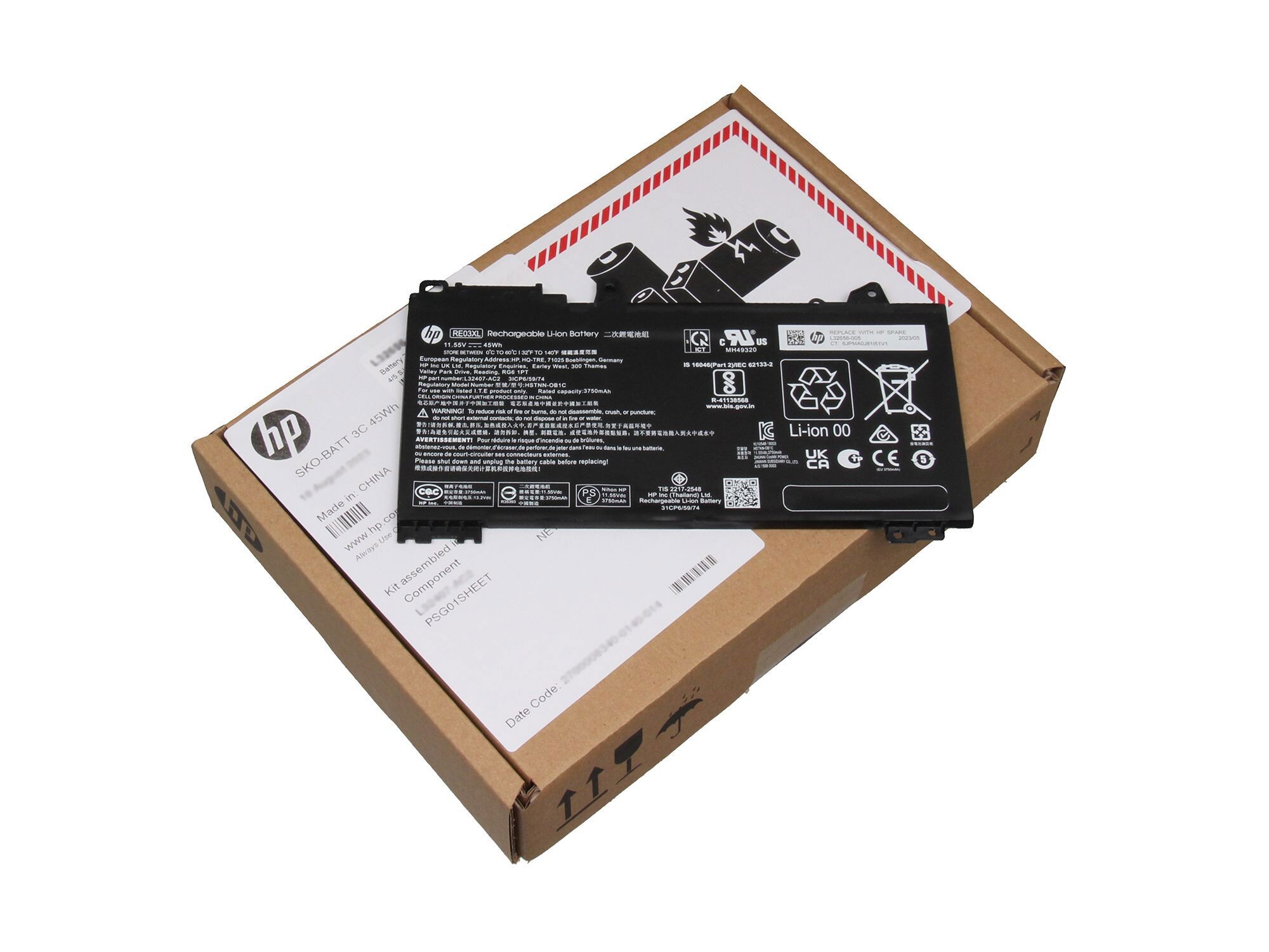 L32656-002 HP Akku 45Wh