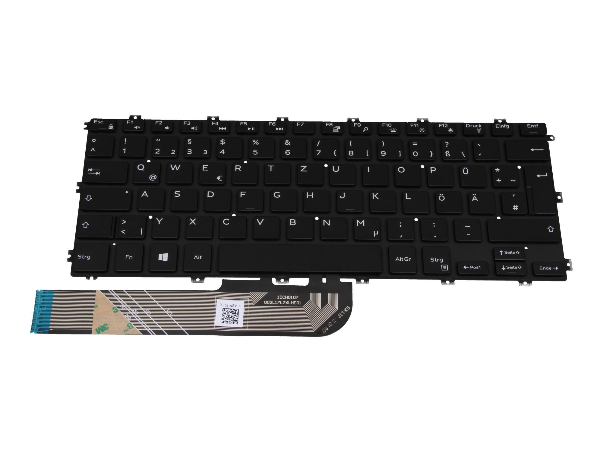Dell Latitude 14 (3490) original Tastatur DE (deutsch) schwarz mit Backlight
