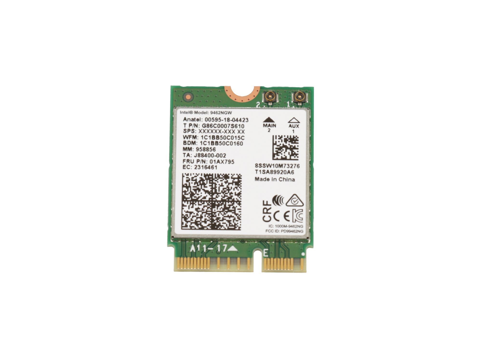 Lenovo IdeaPad 110-15ISK (80UD) original WLAN/Bluetooth Karte