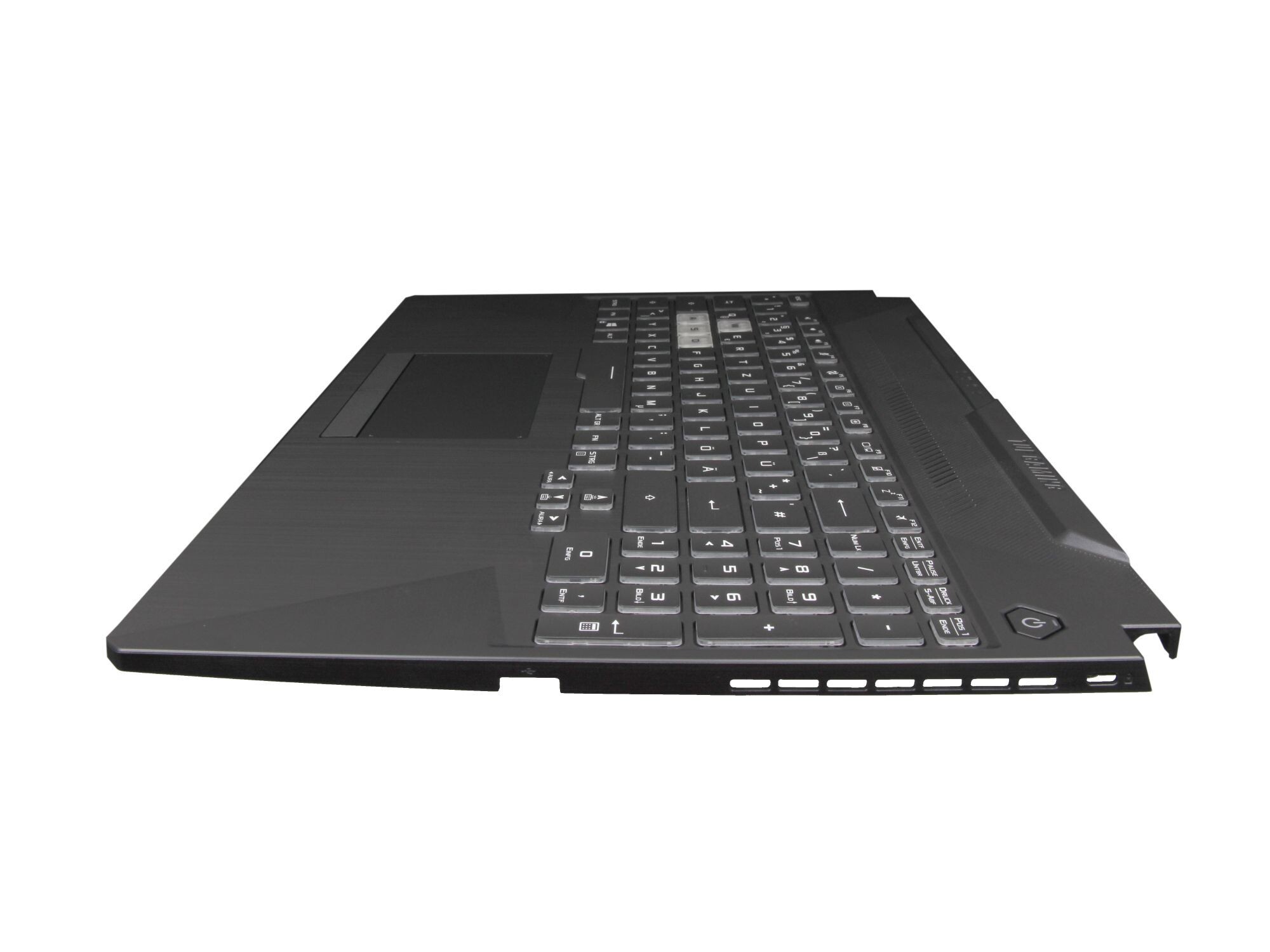 Asus TUF Gaming F15 FX506HF original Tastatur inkl. Topcase DE (deutsch) schwarz/transparent/schwarz mit Backlight