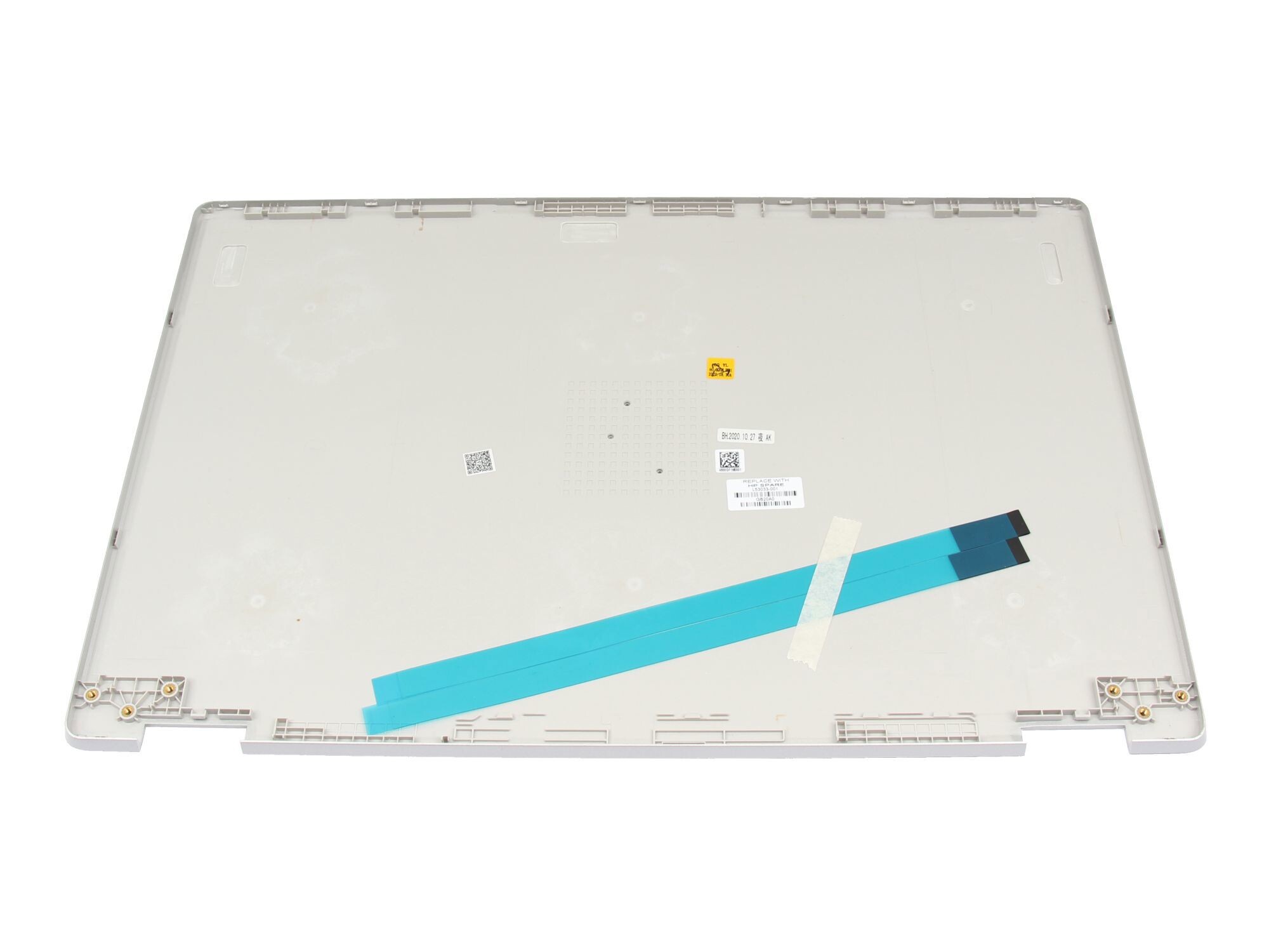 HP Pavilion x360 15-dq0000 original Displaydeckel 39,6cm (15,6 Zoll) silber
