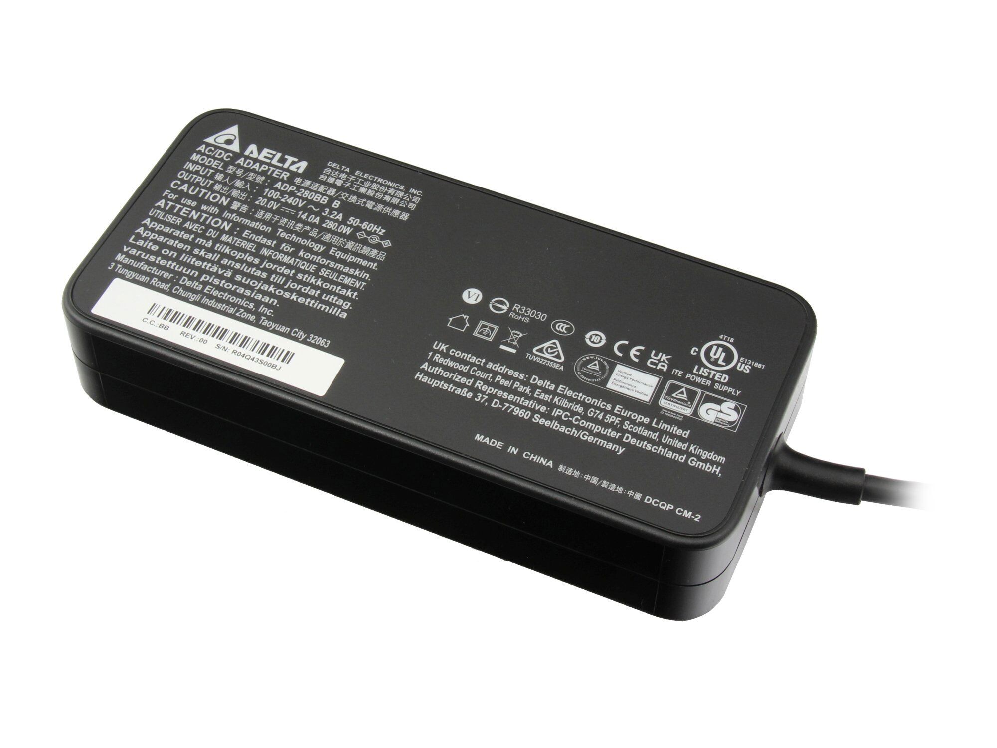 Delta Electronics Netzteil für GL75 Leopard 10SER/10SEK (MS-17E7) 280,0 Watt