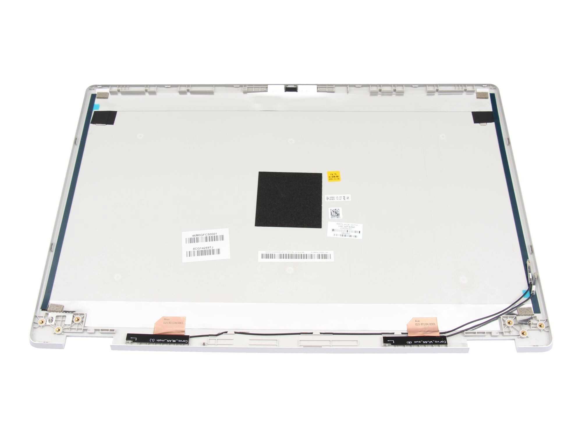 HP Pavilion X360 15-dq1000 original Displaydeckel 39,6cm (15,6 Zoll) silber